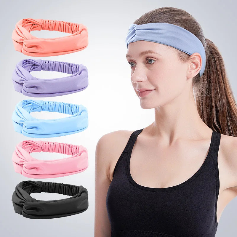 Bandeau anti-transpiration antidérapant pour le sport, le fitness et le yoga
