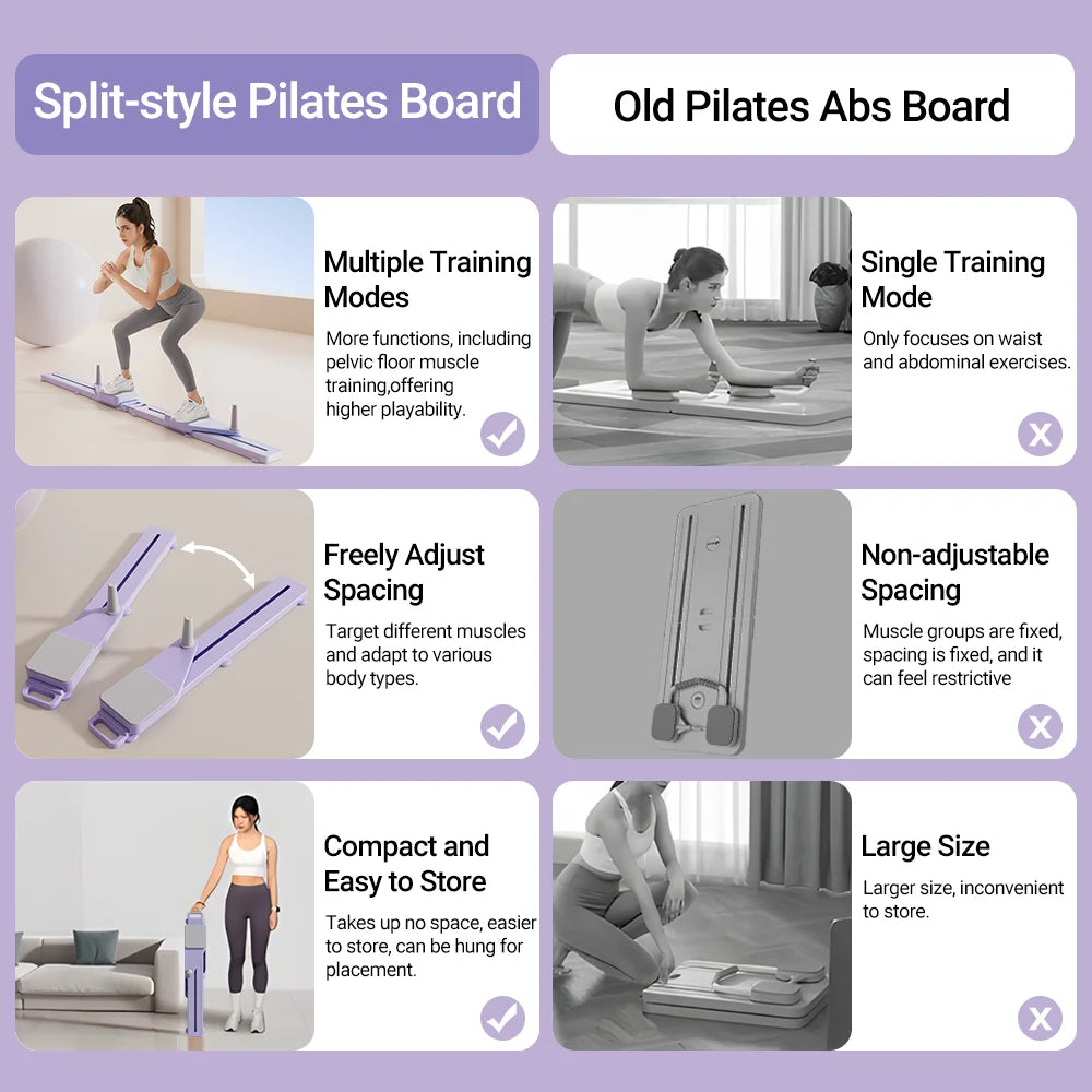 2-in-1 Abs & Ski Board Portable Core/Leg Trainer