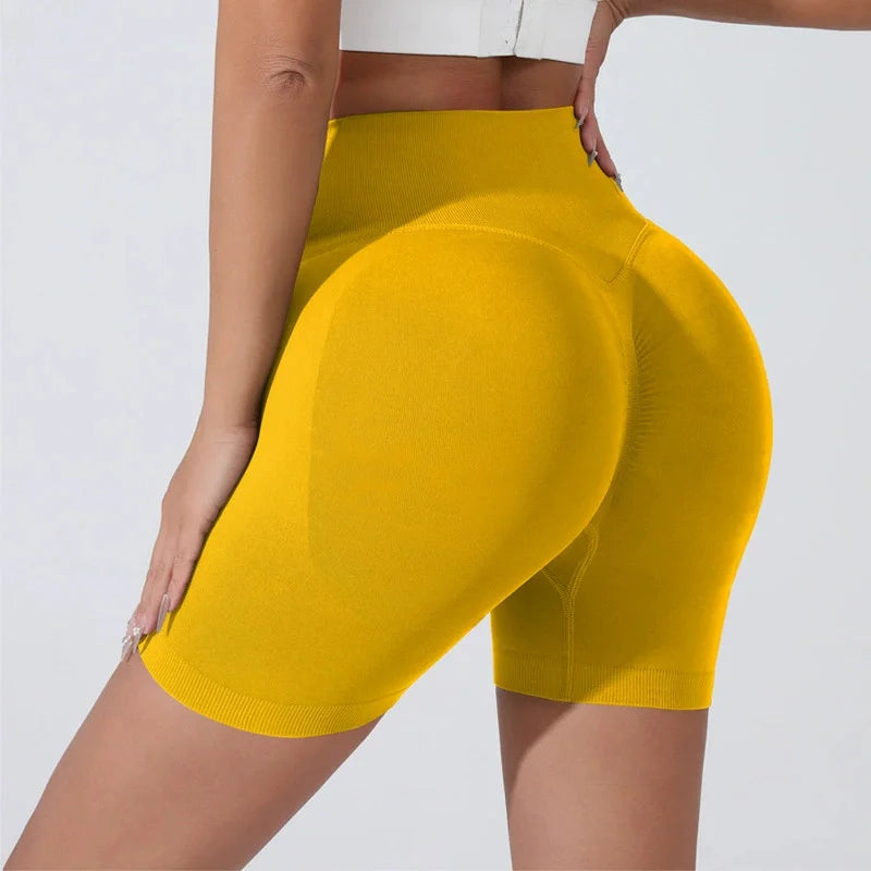 Peach Hip Lifting Sports Shorts for Women