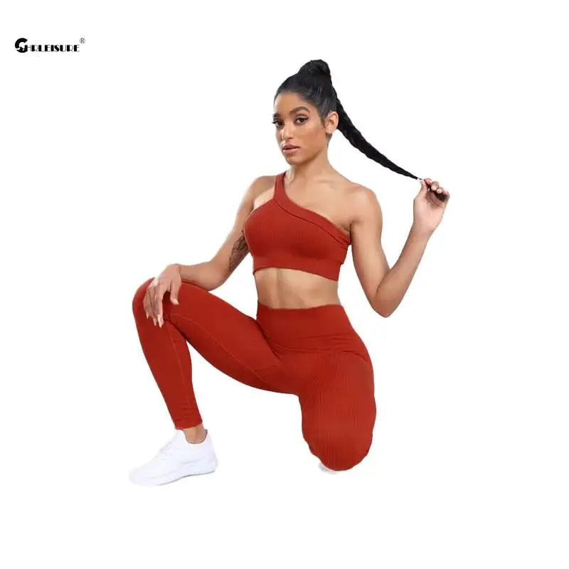CHRLEISURE Seamless Sports Set (Long tight)