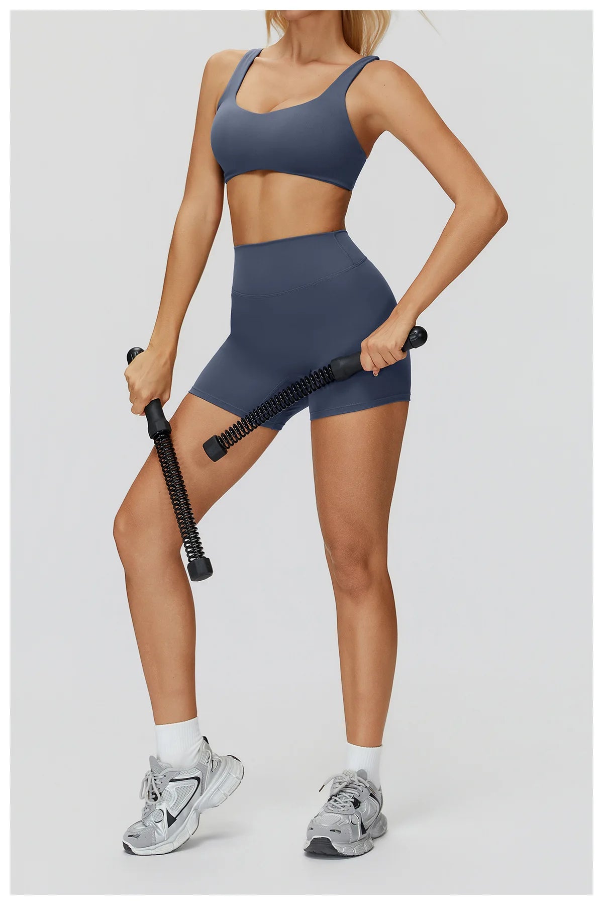 2PCS Yoga Set Women Quick Dry Gym Clothes