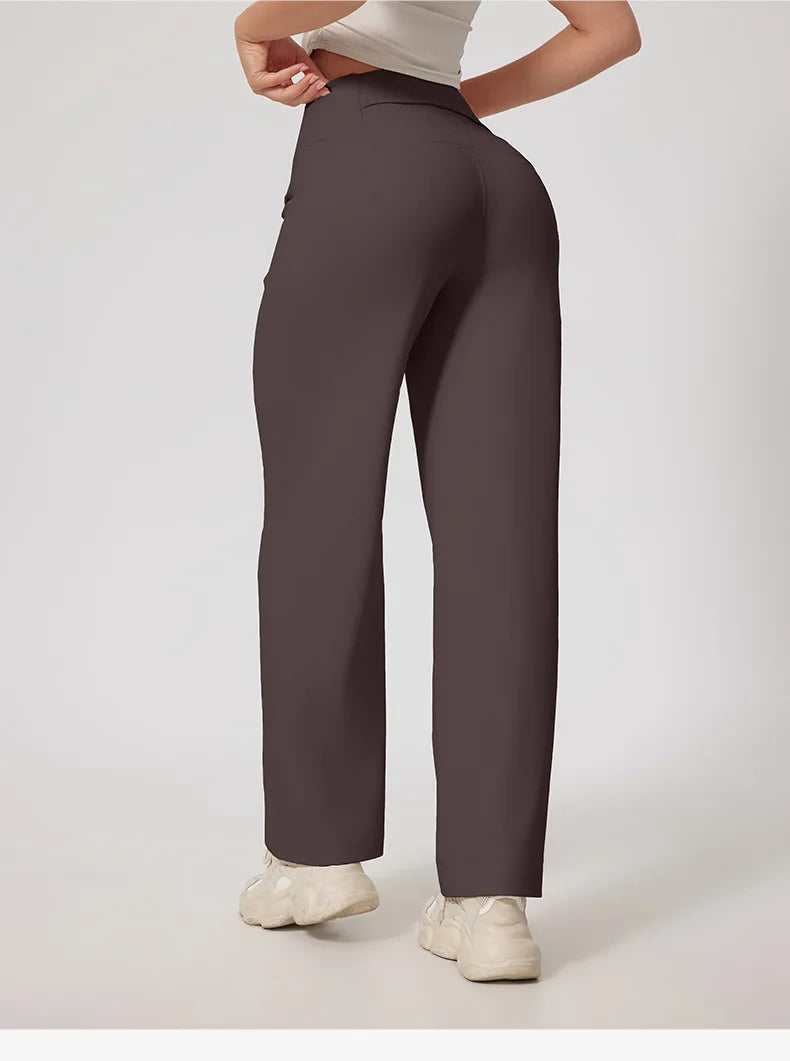 Women’s High-Waisted Wide-Leg Athletic Pants