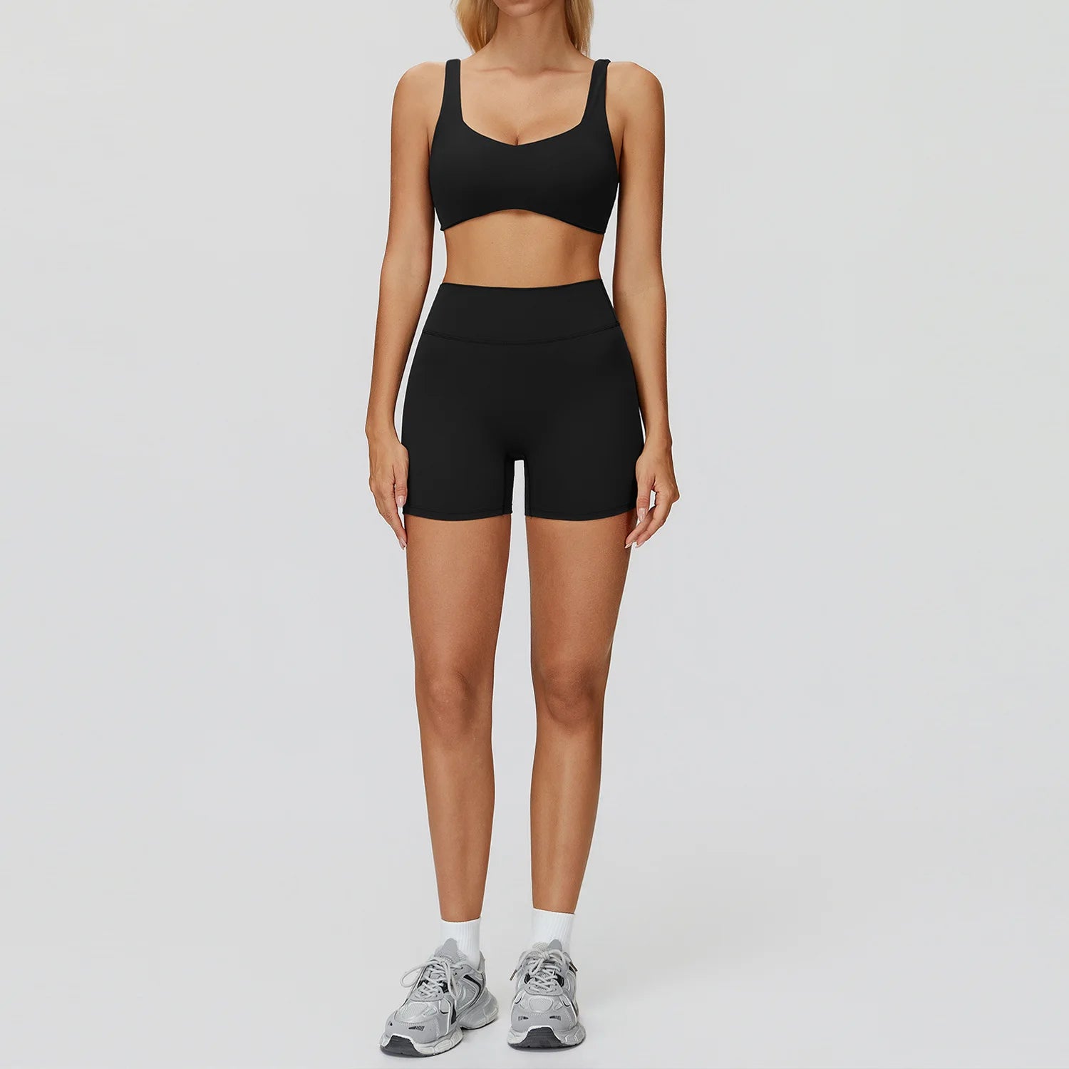 2PCS Yoga Set Women Quick Dry Gym Clothes