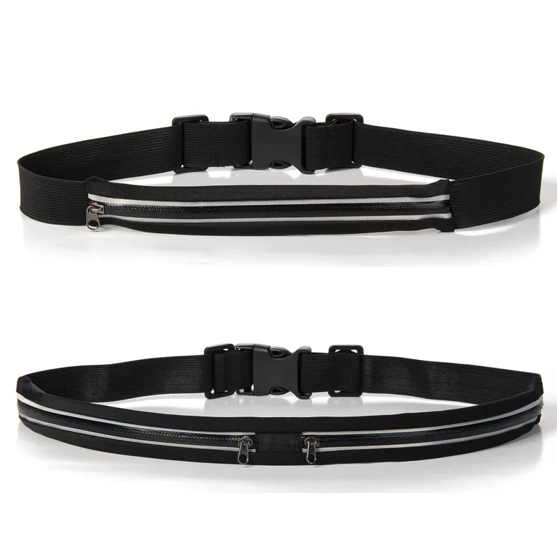 Sac banane de course à double poche 