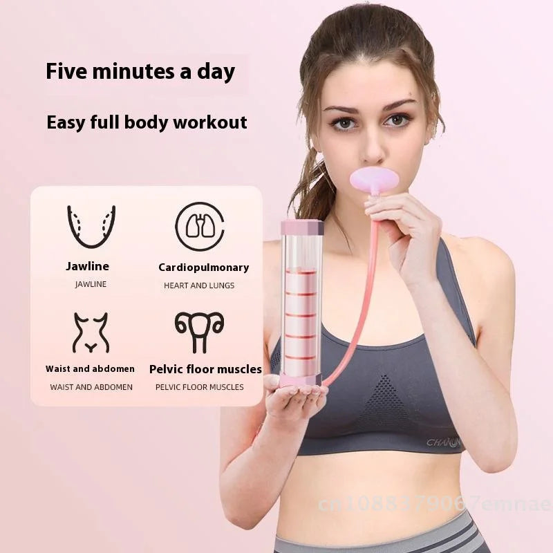 Multifunctional Abdominal Training Dumbbell Breathing Exercise Device