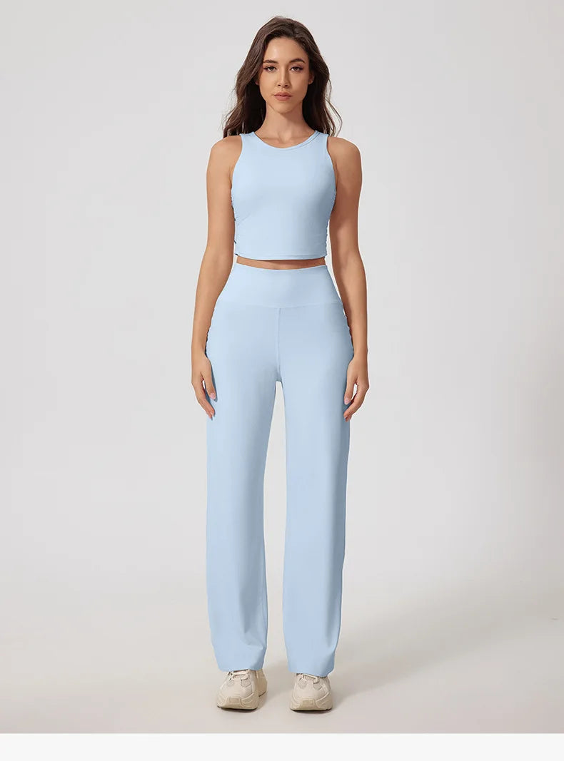 Women’s High-Waisted Wide-Leg Athletic Pants