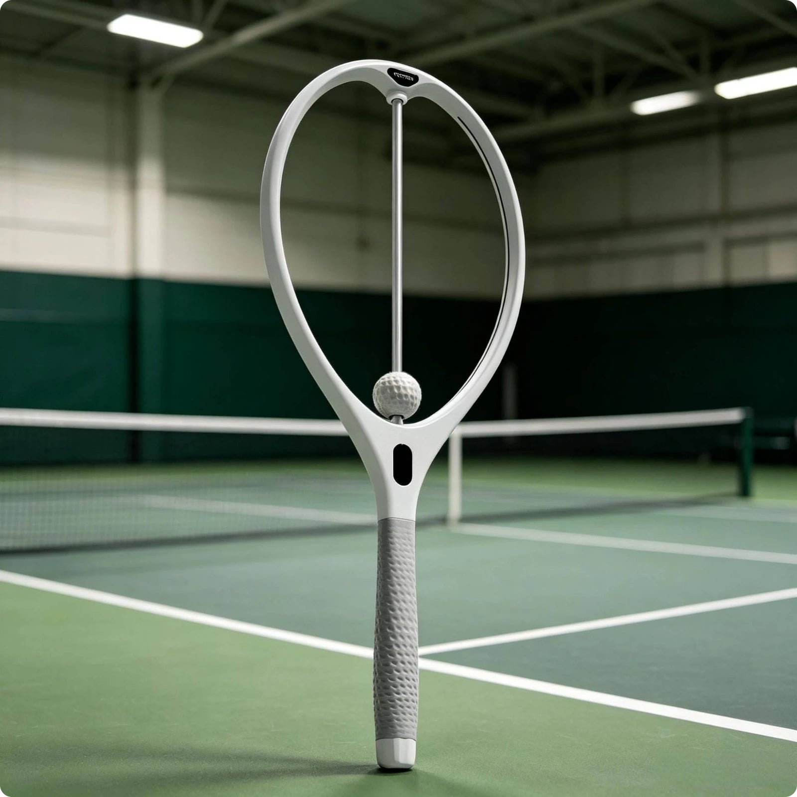 Tennis Training Racket with Built-in Balls