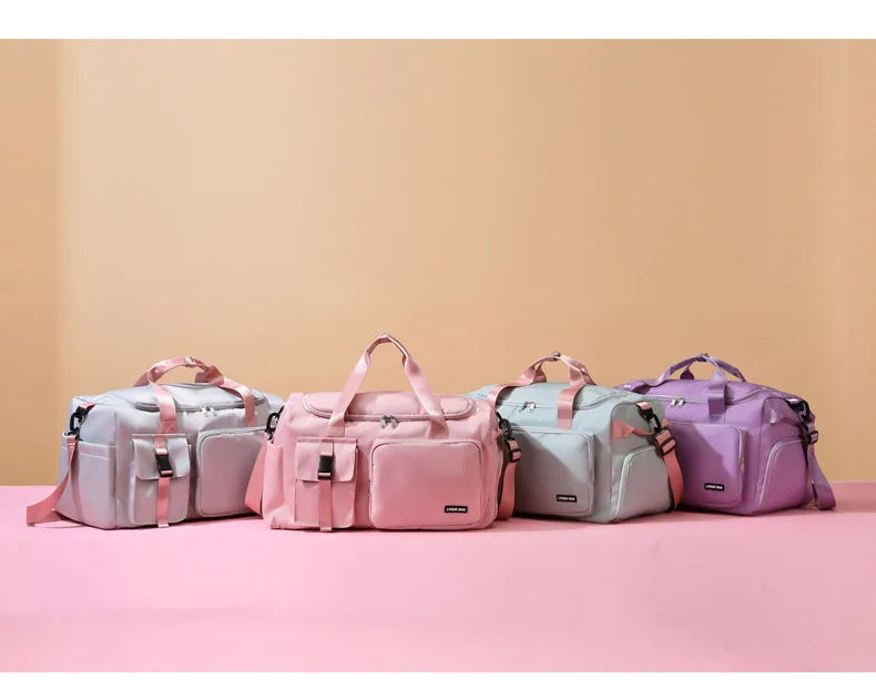 Sports Gym Bag Travel Dry Wet Handbag for Women