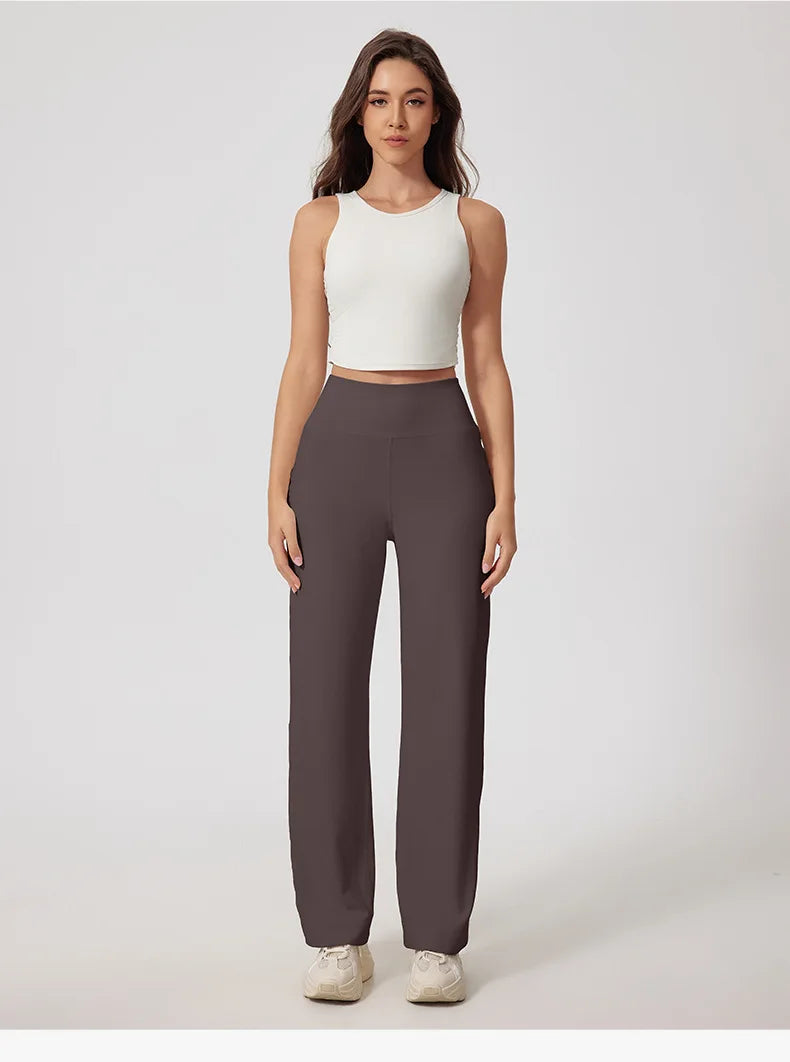 Women’s High-Waisted Wide-Leg Athletic Pants