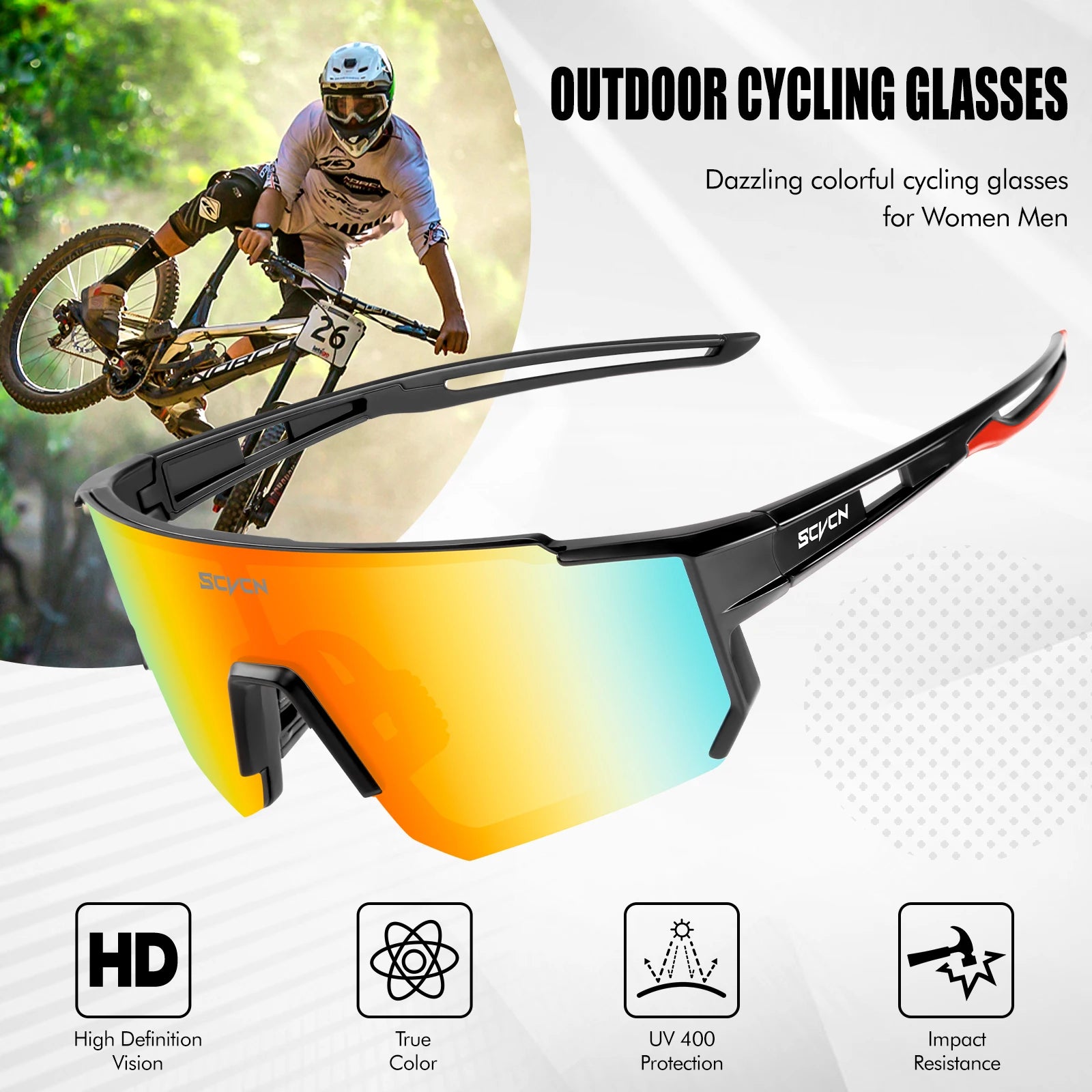 SCVCN New Outdoor Cycling Sunglasses