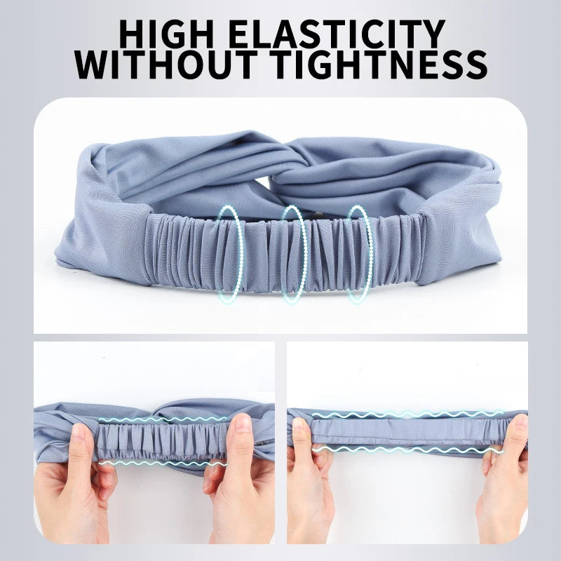 Bandeau anti-transpiration antidérapant pour le sport, le fitness et le yoga