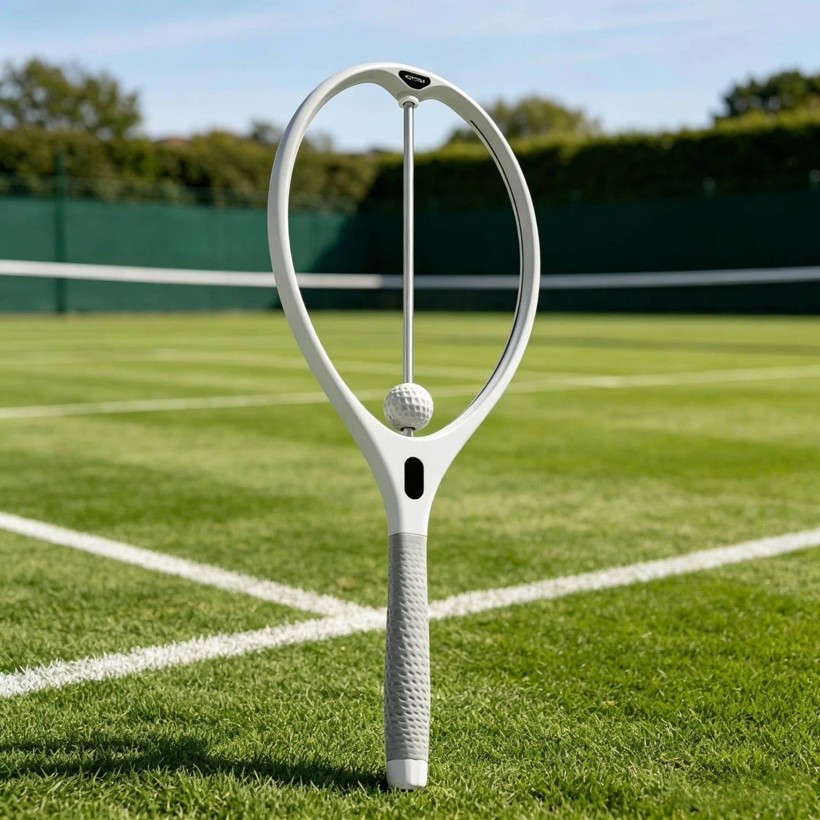 Tennis Training Racket with Built-in Balls