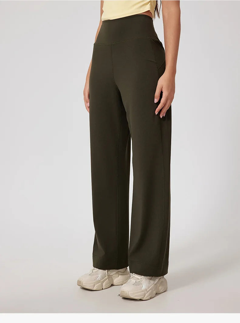 Women’s High-Waisted Wide-Leg Athletic Pants