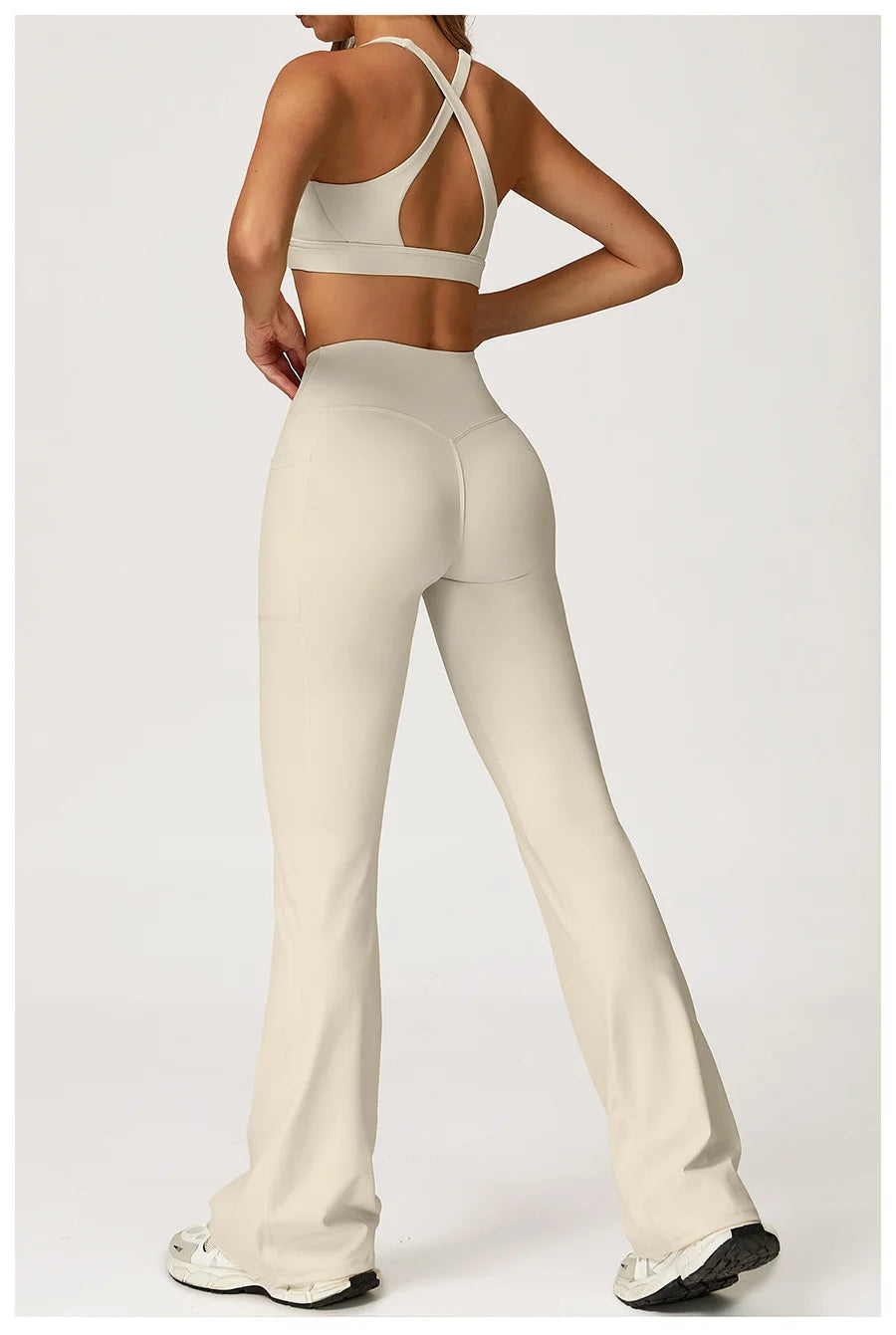 Yoga Set 2 Pieces Workout Outfits Fitness Sportswear