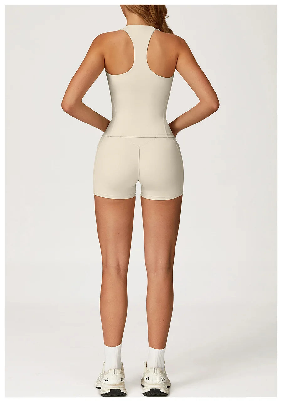 Yoga Set 2 Pieces Workout Outfits Fitness Sportswear