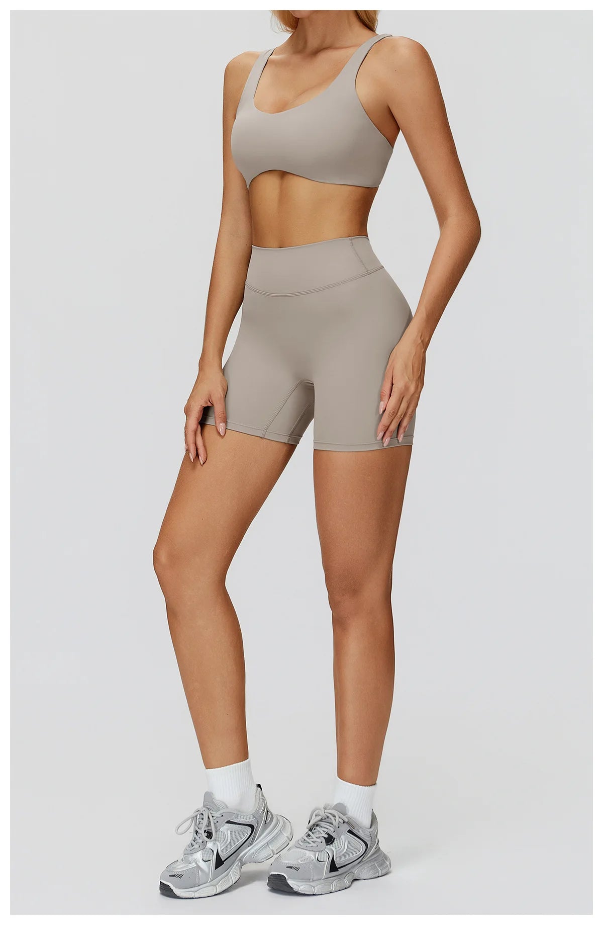 2PCS Yoga Set Women Quick Dry Gym Clothes