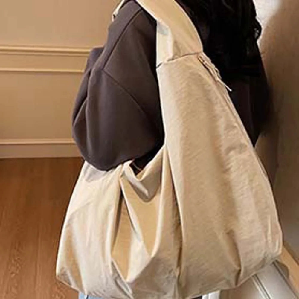 Casual Nylon Multi-Pocket Japanese-Style Tote