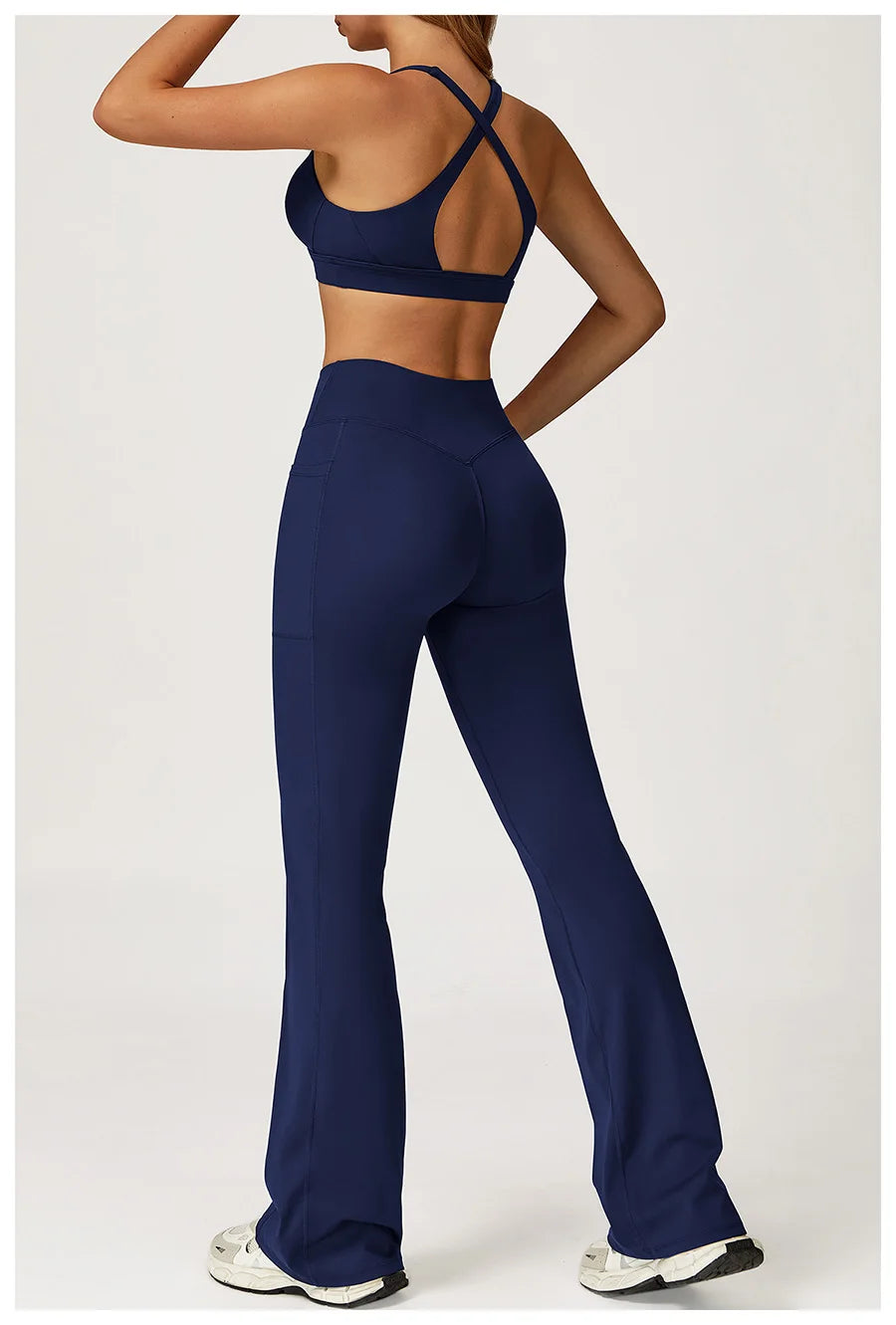 Yoga Set 2 Pieces Workout Outfits Fitness Sportswear