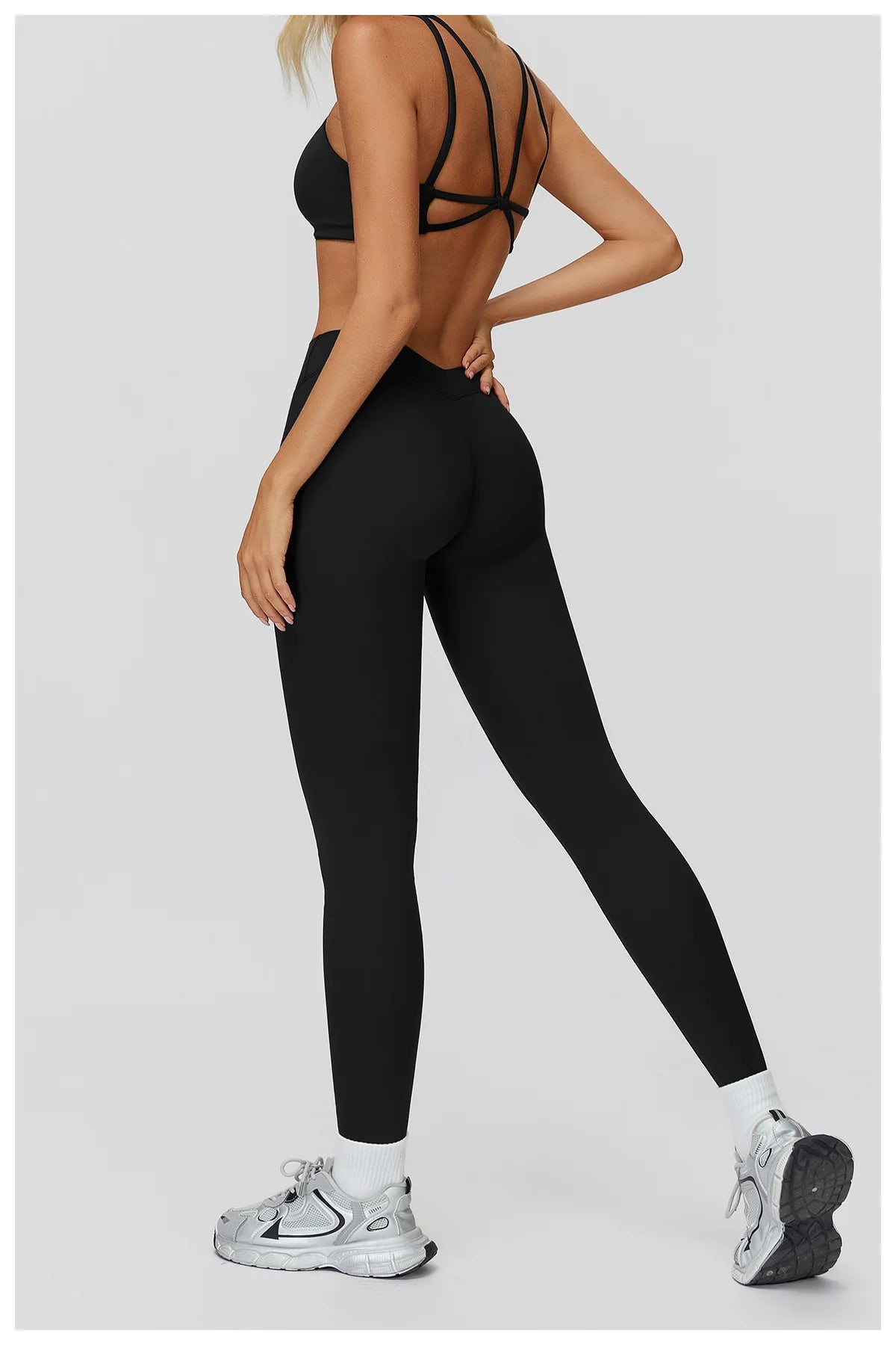 2PCS Yoga Set Women Quick Dry Gym Clothes