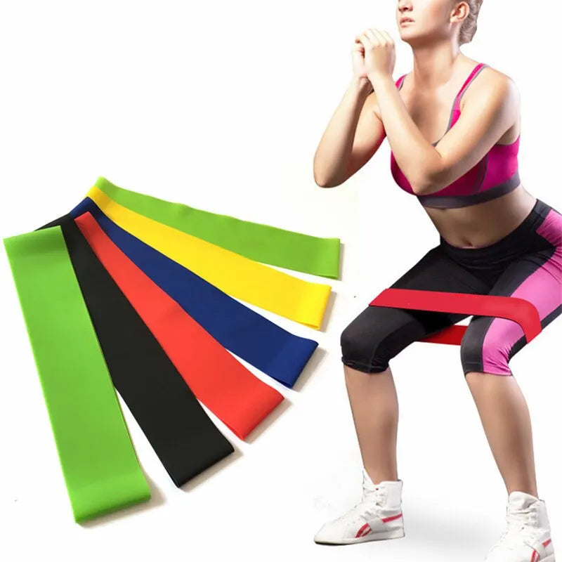 5pcs Yoga Tension Belt Fitness Elastic Belt