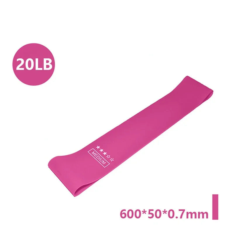 Portable Fitness Workout Equipment Rubber Resistance Bands