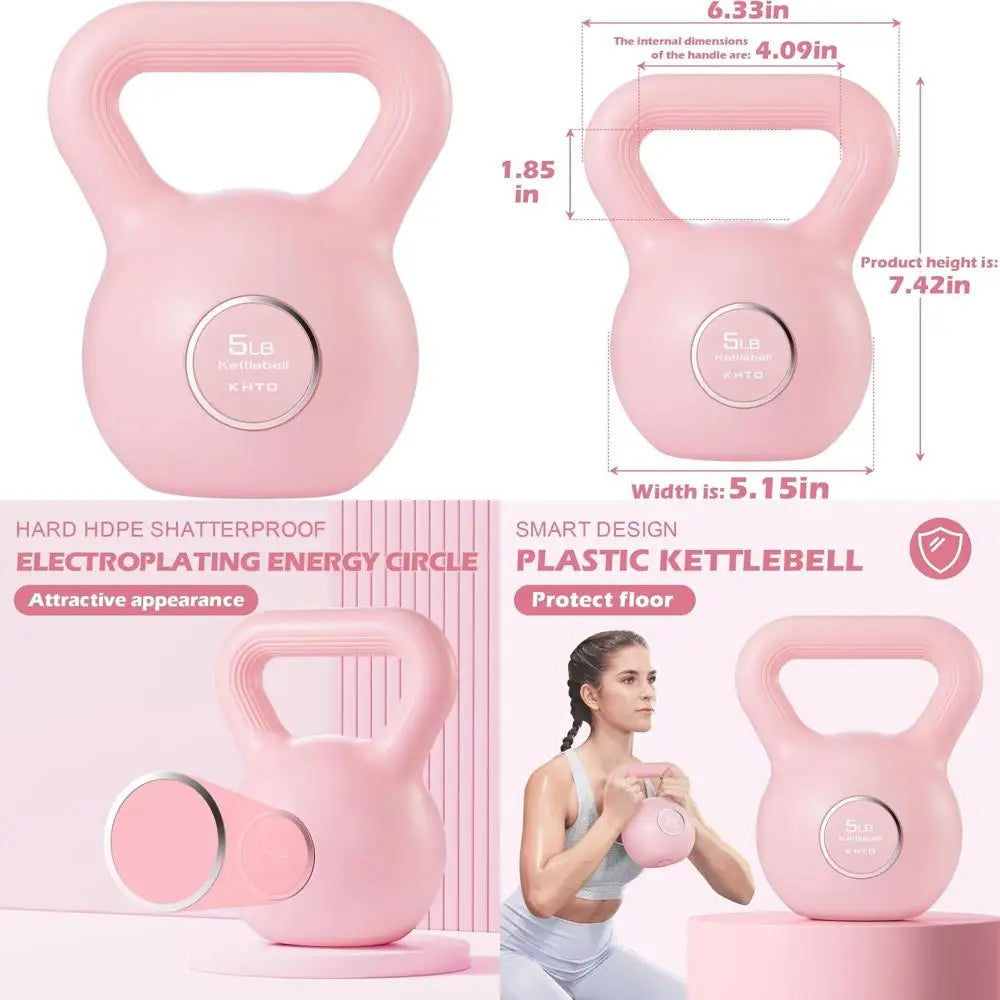 Pink Kettlebell Strength Training Set