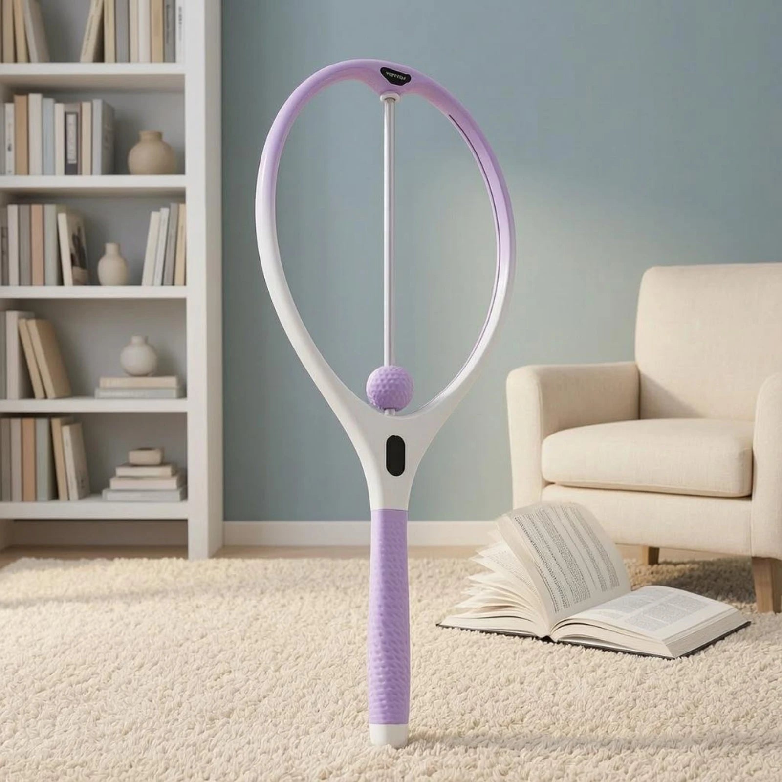 Tennis Training Racket with Built-in Balls