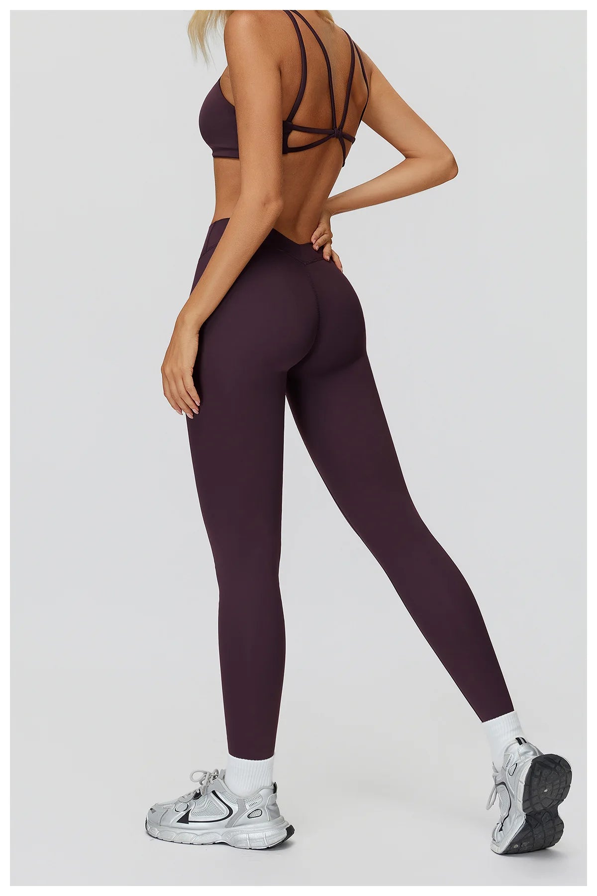 2PCS Yoga Set Women Quick Dry Gym Clothes