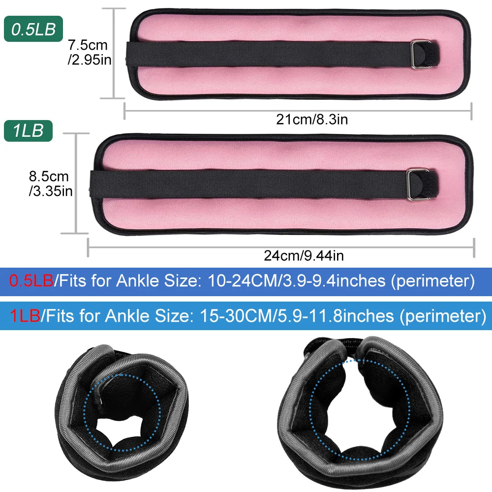 Adjustable Ankle & Wrist Weights
