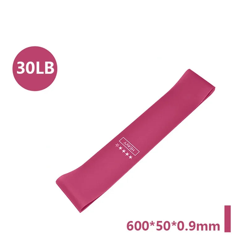 Portable Fitness Workout Equipment Rubber Resistance Bands