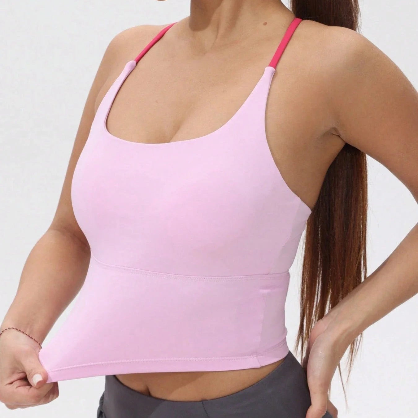 FItfemme Crisscross Back Sports Tank Top