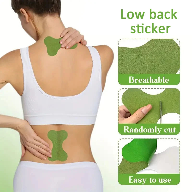 12/36/72PCS Lumbar Vertebra Patch Back Waist Self-Heating Paste