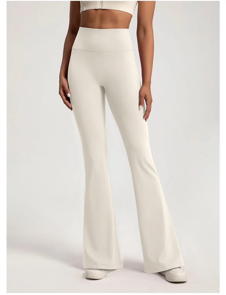 Naked High-Waisted Bell-Bottom Pants
