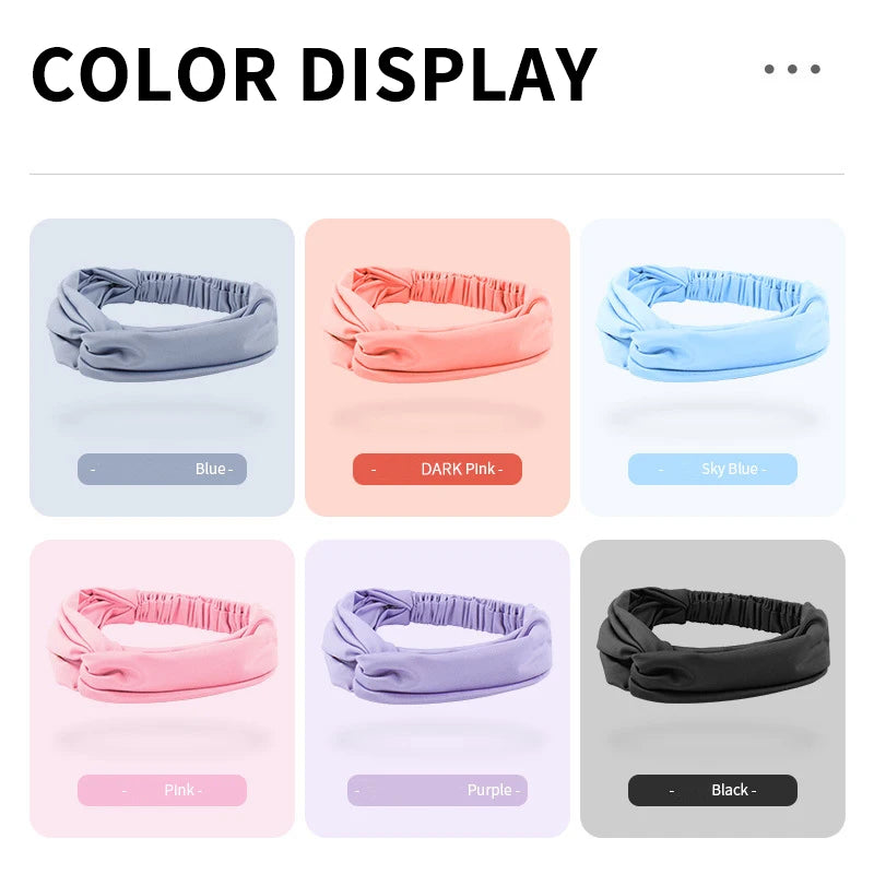 Bandeau anti-transpiration antidérapant pour le sport, le fitness et le yoga