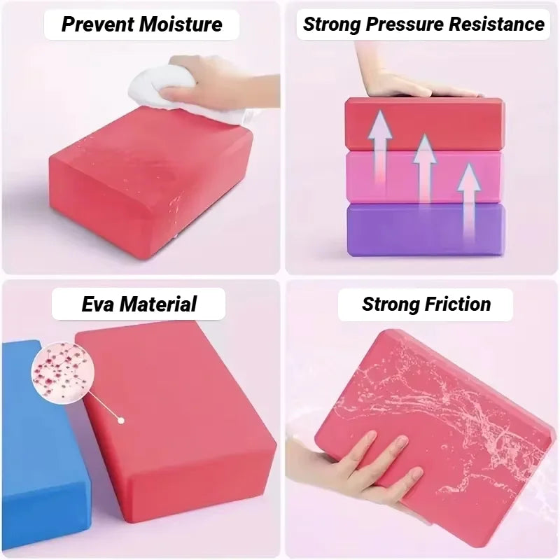 Yoga Blocks Gym Foam Brick