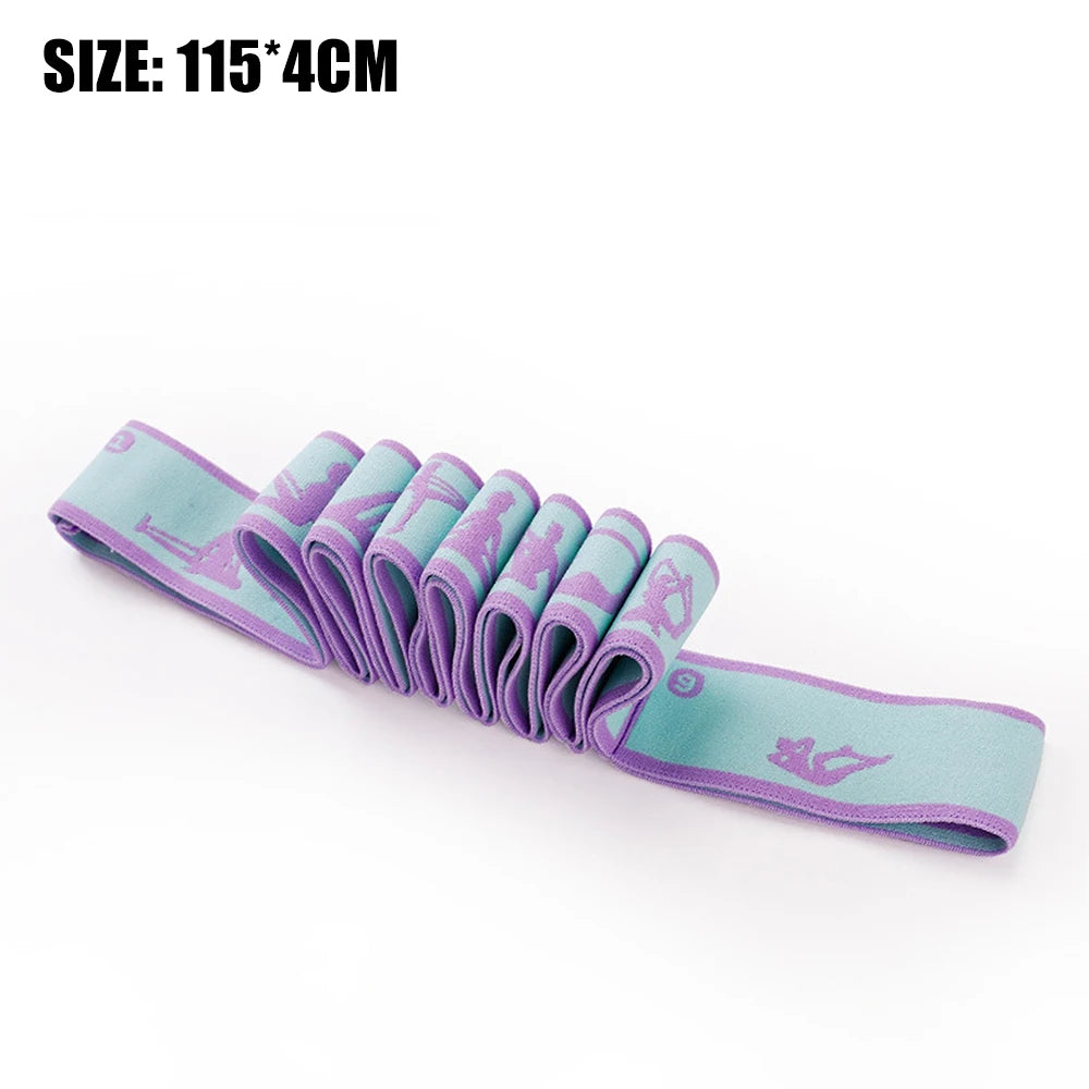 Bande élastique de résistance pour yoga, pilates, danse et étirements