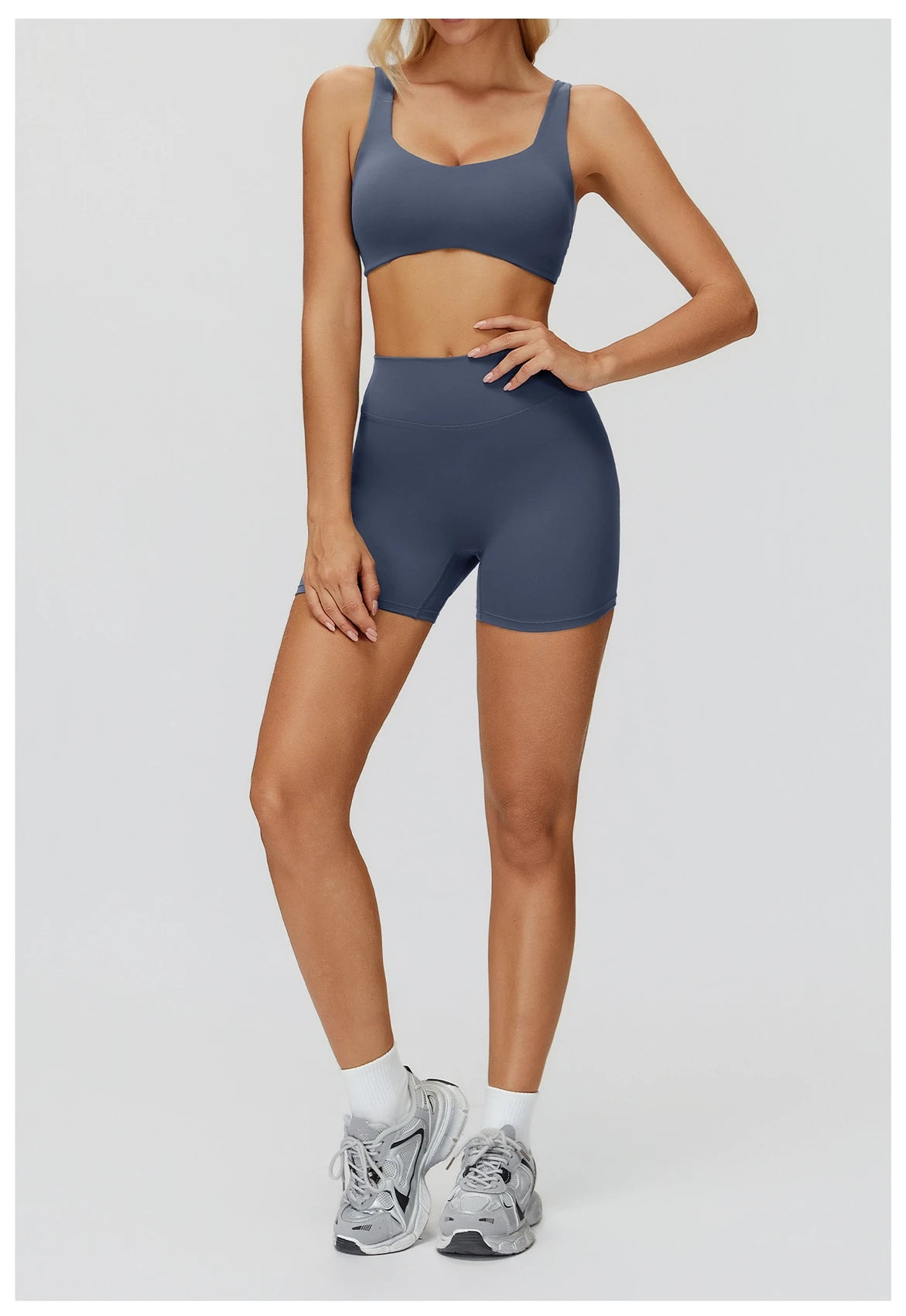 2PCS Yoga Set Women Quick Dry Gym Clothes