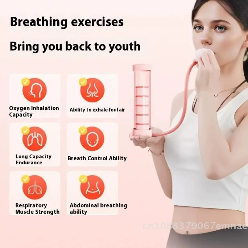 Multifunctional Abdominal Training Dumbbell Breathing Exercise Device