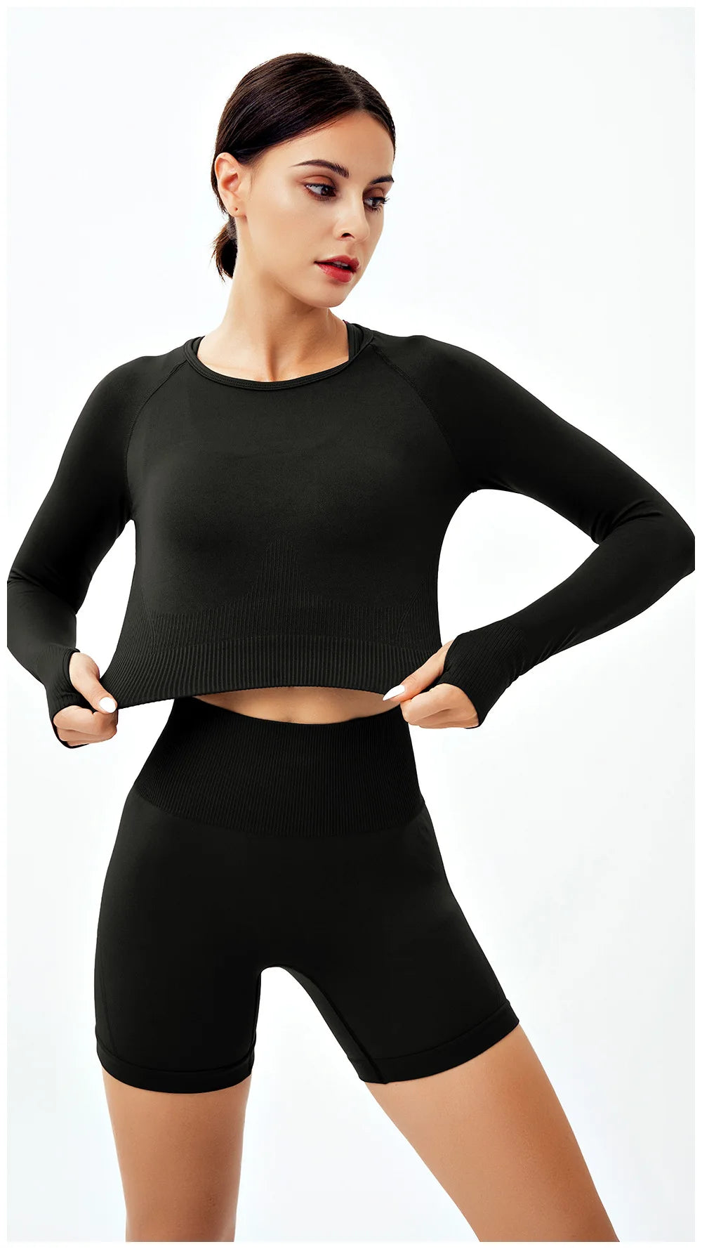 2/3/4pcs Seamless Yoga Set