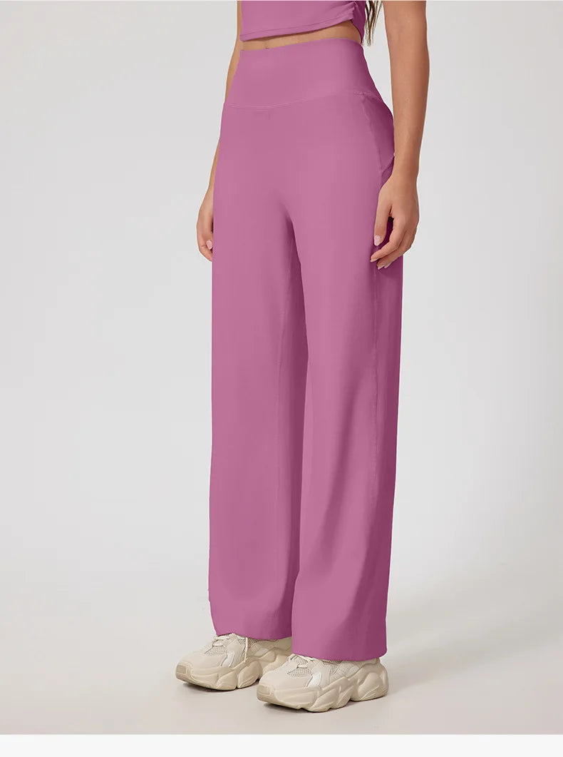 Women’s High-Waisted Wide-Leg Athletic Pants