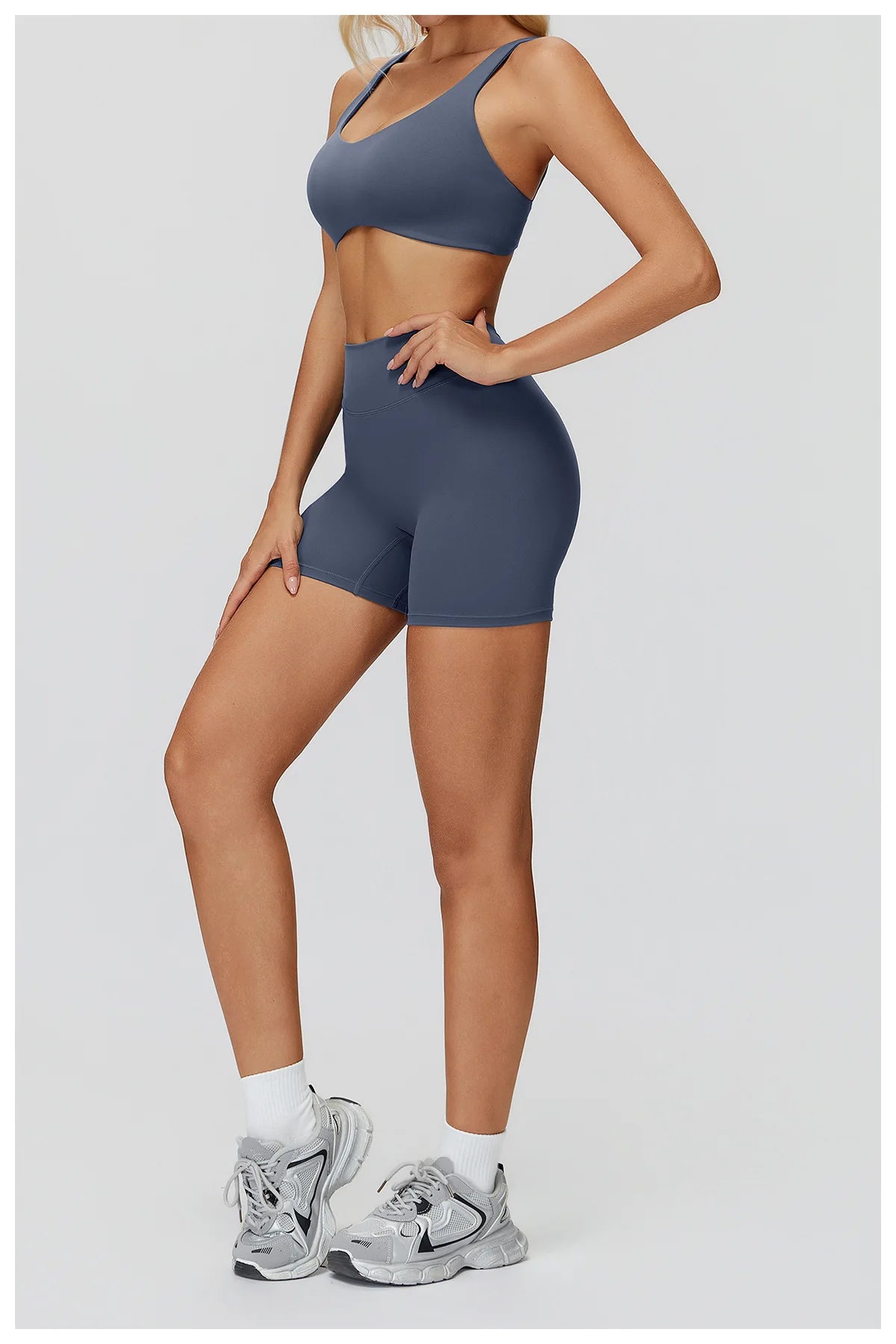 2PCS Yoga Set Women Quick Dry Gym Clothes