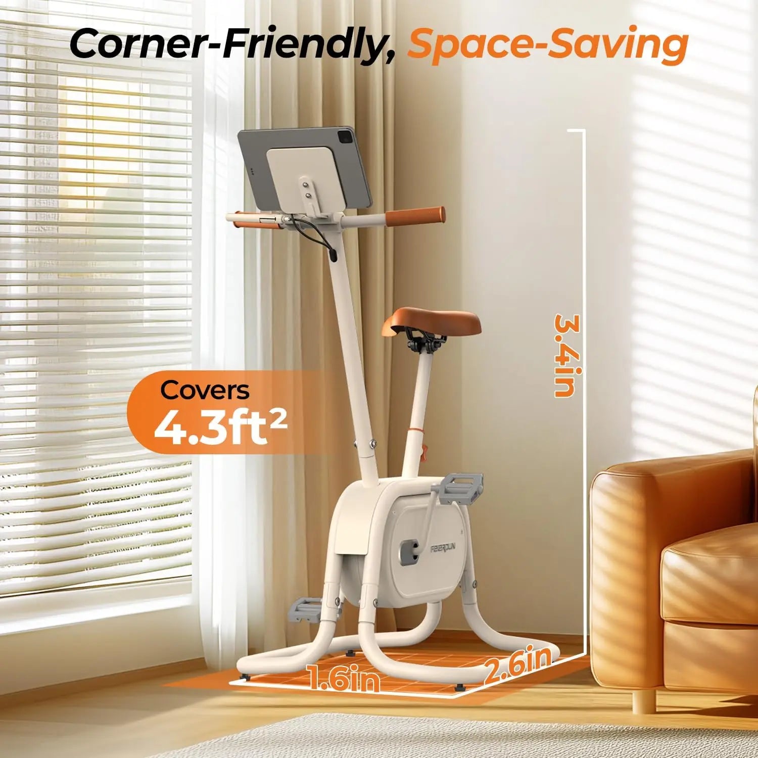 Upright Smart Indoor Bike