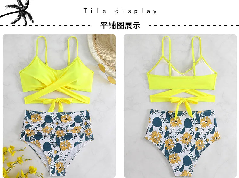 Women's High Waisted Bikini Sets
