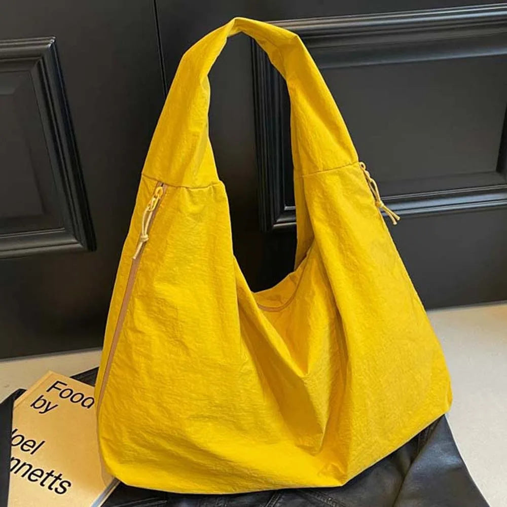Casual Nylon Multi-Pocket Japanese-Style Tote