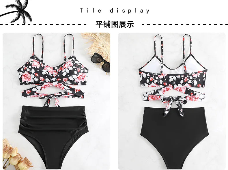 Women's High Waisted Bikini Sets
