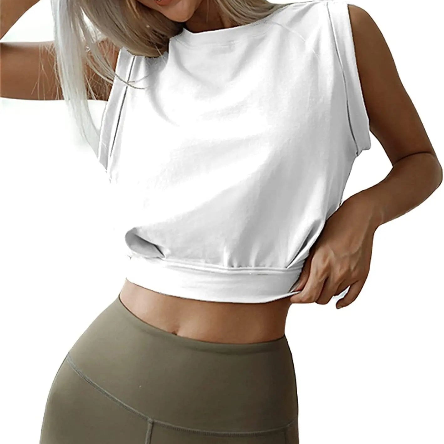 Crop Top Sleeveless Shirt