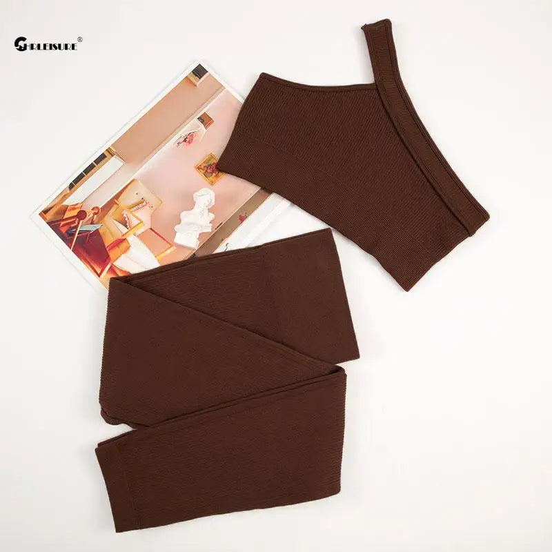 CHRLEISURE Seamless Sports Set (Long tight)