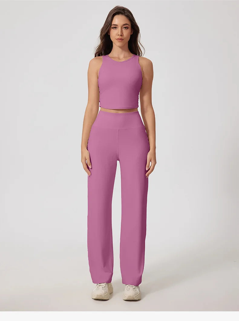 Women’s High-Waisted Wide-Leg Athletic Pants