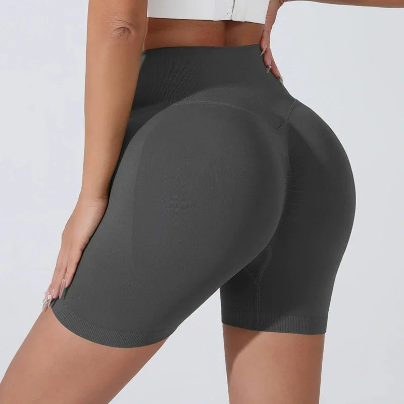 Peach Hip Lifting Sports Shorts for Women