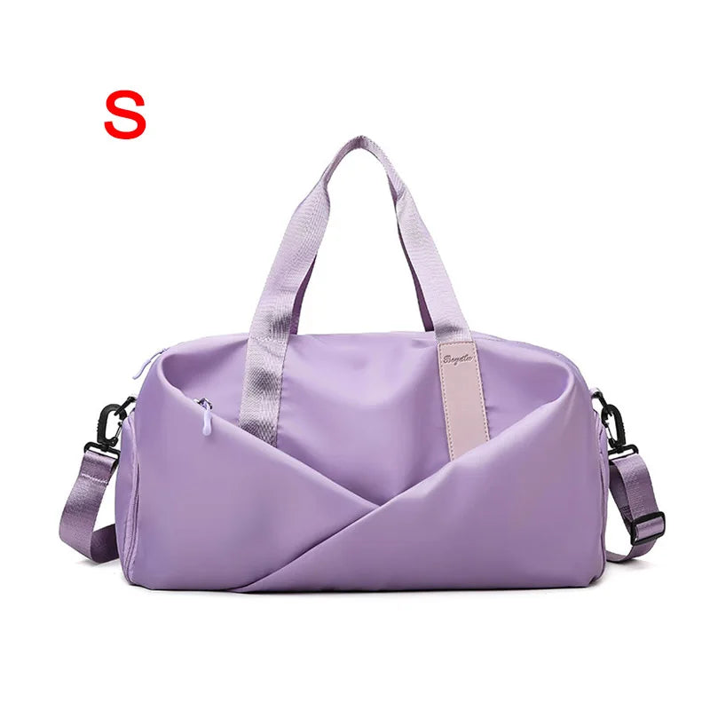 Women's Sports Gym Bag with Dry/Wet Compartments